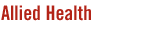 Allied Health