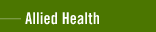 Allied Health